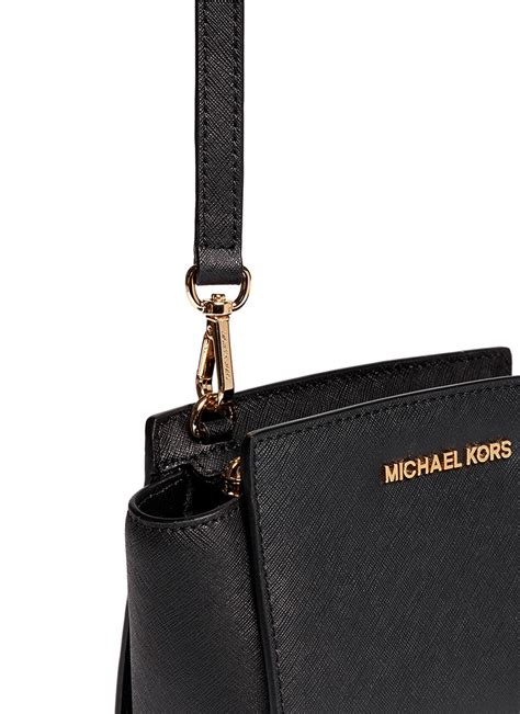 michael kors selma mini messenger bag black|MICHAEL Michael Kors Selma Mini Messenger Bag .